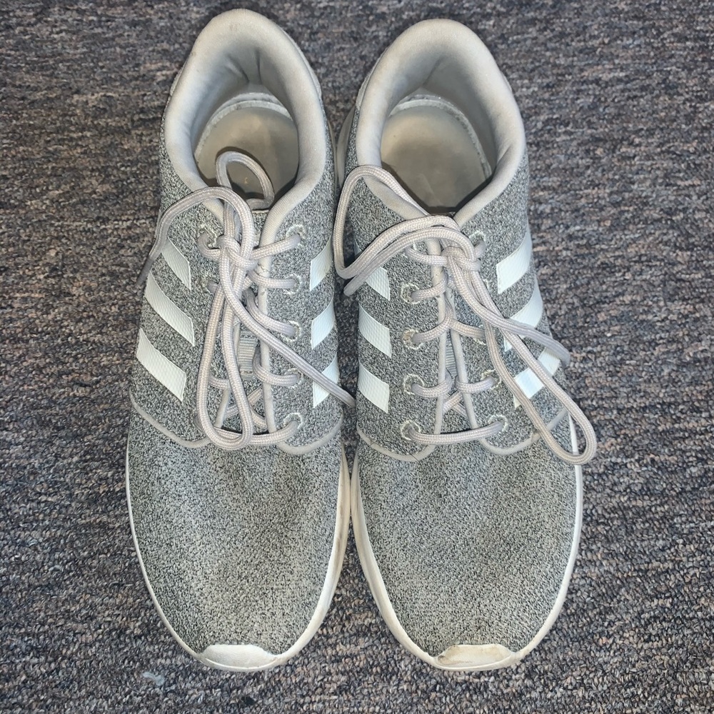 Adidas Women’s Cloudfoam qt Racer Shoes Gray